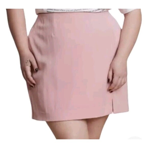 New 11 Honoré Women's (22) Pink Lined Mini Pencil Skirt MSRP $128 - Picture 5 of 11